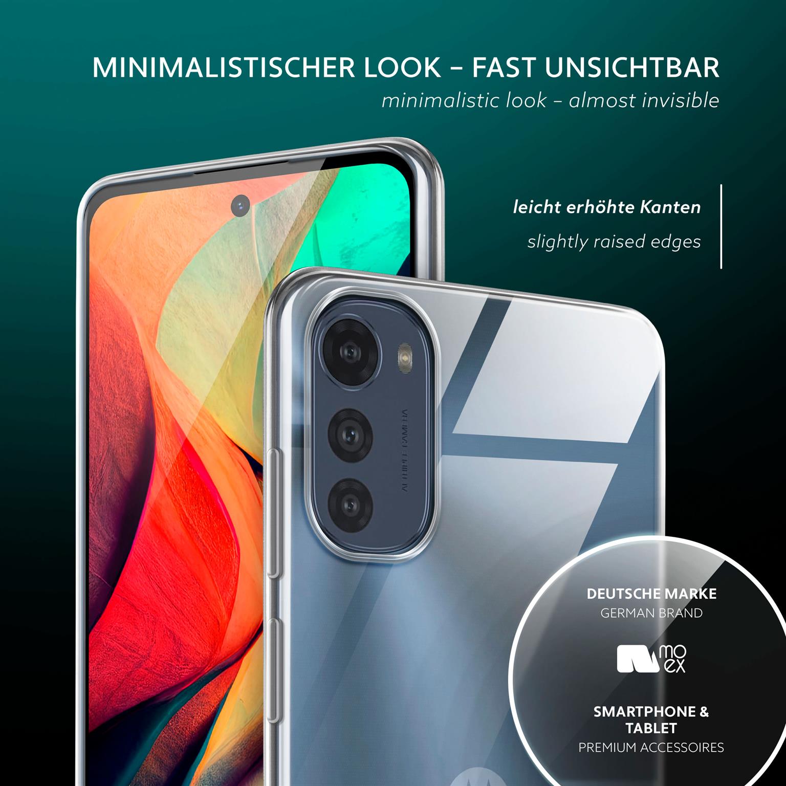 moex Aero Case Motorola Moto E32 durchsichtig aus Silikon – Weiteres Produktbild 4 moex Aero Case Motorola Moto E32 durchsichtig aus Silikon – Weiteres Produktbild 4