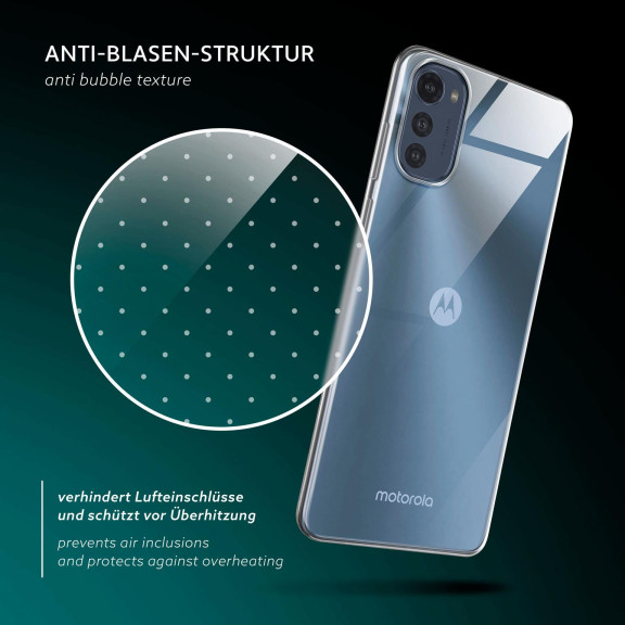 moex Aero Case Motorola Moto E32 durchsichtig aus Silikon – Weiteres Produktbild 6