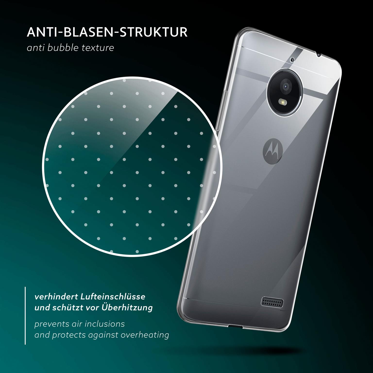 moex Aero Case Motorola Moto E4 durchsichtig aus Silikon – Weiteres Produktbild 5