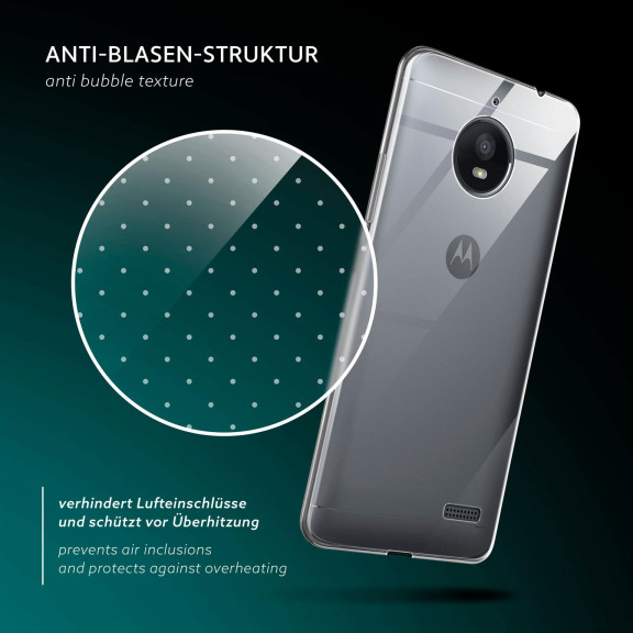 moex Aero Case Motorola Moto E4 durchsichtig aus Silikon – Weiteres Produktbild 6
