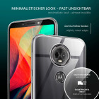 moex Aero Case Motorola Moto E5 Plus durchsichtig aus Silikon – Weiteres Produktbild 4