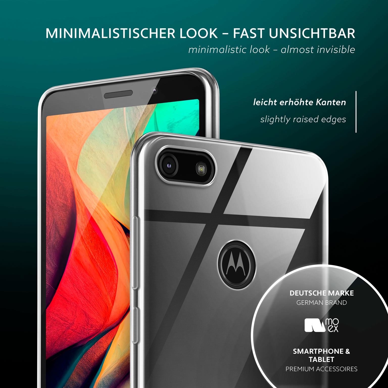 moex Aero Case Motorola Moto E6 Play durchsichtig aus Silikon – Weiteres Produktbild 4 moex Aero Case Motorola Moto E6 Play durchsichtig aus Silikon – Weiteres Produktbild 4