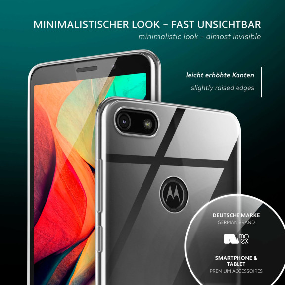 moex Aero Case Motorola Moto E6 Play durchsichtig aus Silikon – Weiteres Produktbild 4 moex Aero Case Motorola Moto E6 Play durchsichtig aus Silikon – Weiteres Produktbild 4