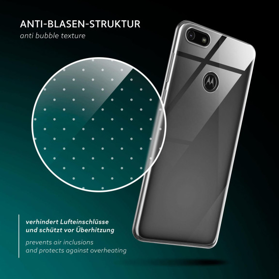 moex Aero Case Motorola Moto E6 Play durchsichtig aus Silikon – Weiteres Produktbild 6