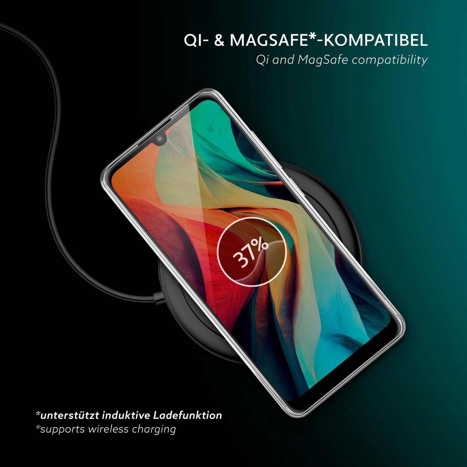 moex Aero Case Motorola Moto E6 Plus durchsichtig aus Silikon – Weiteres Produktbild 6