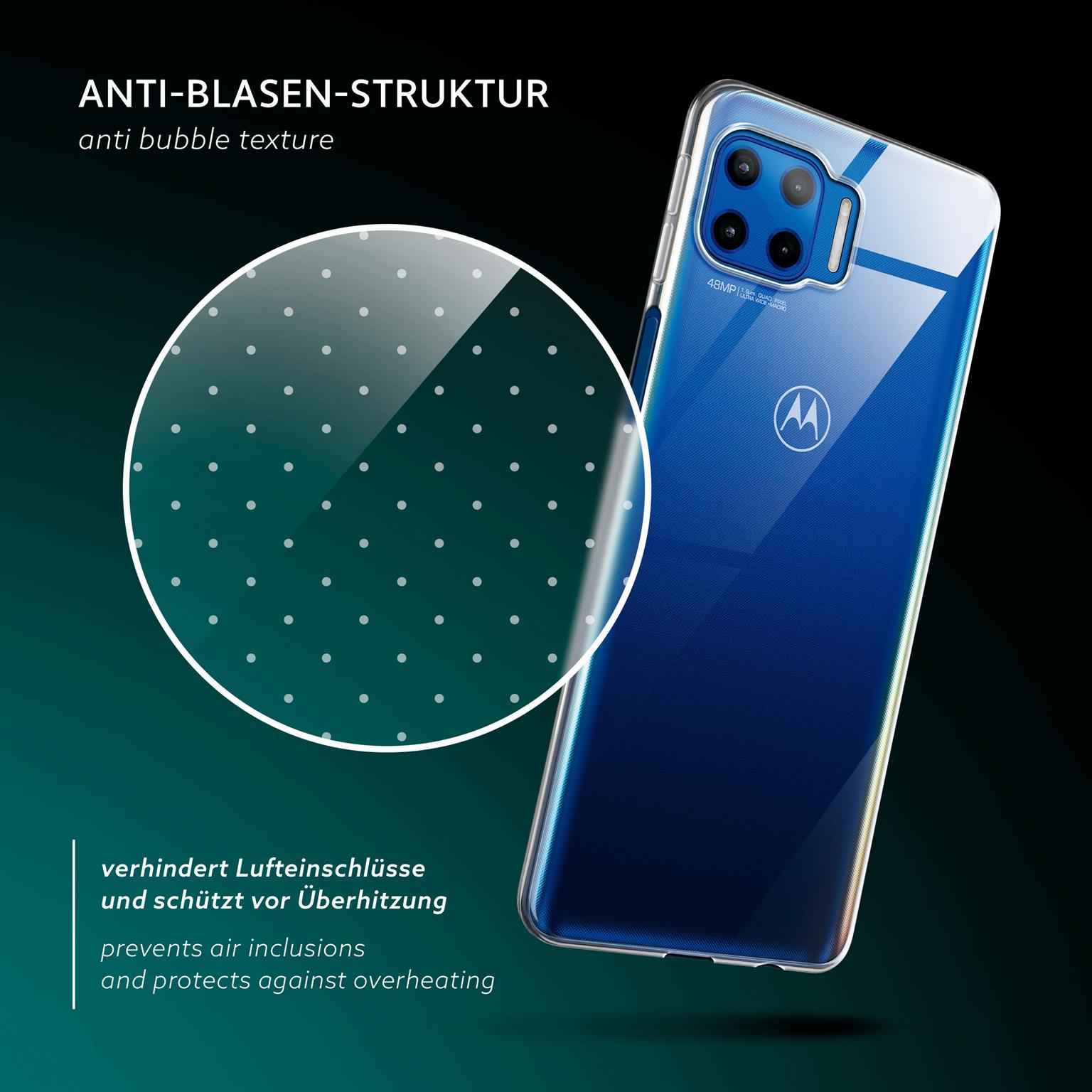 moex Aero Case Motorola Moto G 5G Plus durchsichtig aus Silikon – Weiteres Produktbild 6