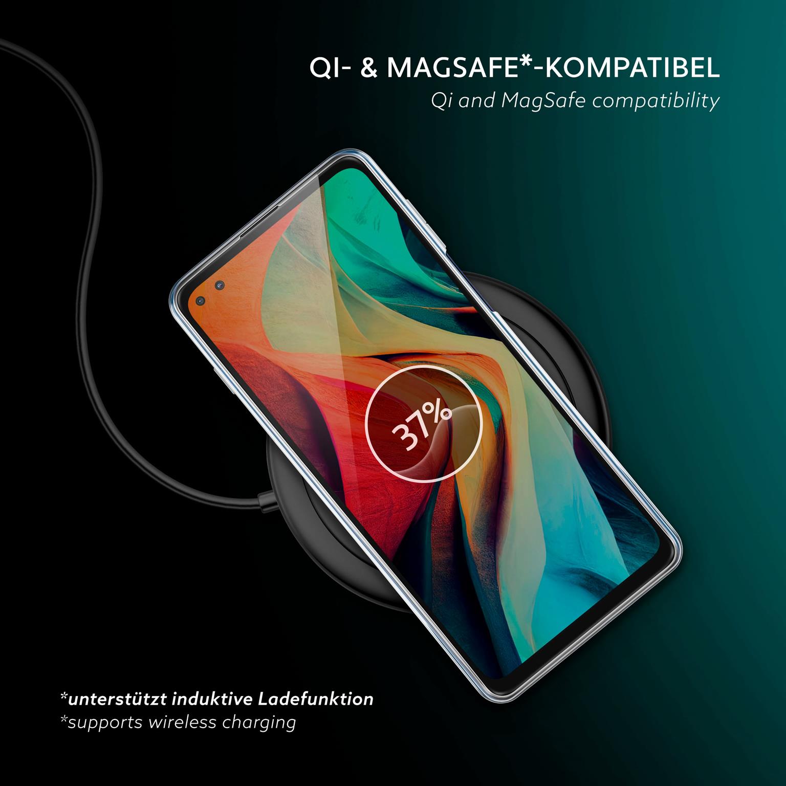 moex Aero Case Motorola Moto G 5G Plus durchsichtig aus Silikon – Weiteres Produktbild 7