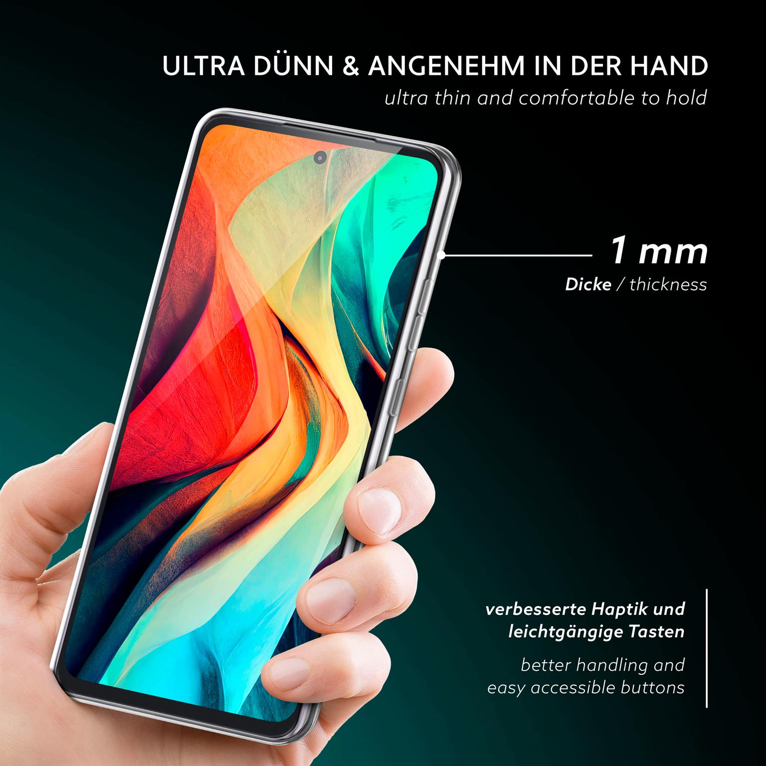 moex Aero Case Motorola Moto G 5G durchsichtig aus Silikon – Weiteres Produktbild 2 moex Aero Case Motorola Moto G 5G durchsichtig aus Silikon – Weiteres Produktbild 2