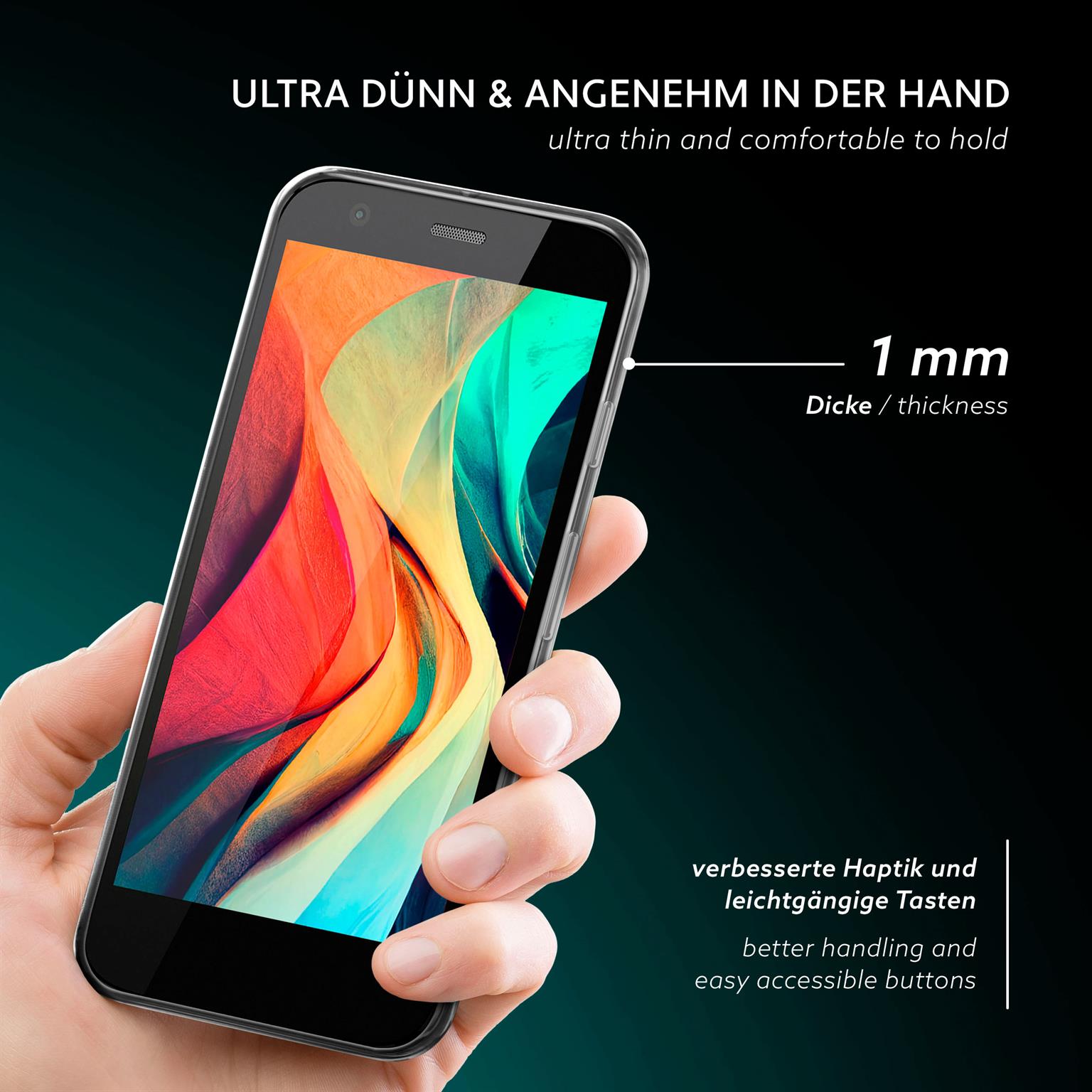 moex Aero Case Motorola Moto G durchsichtig aus Silikon – Weiteres Produktbild 1