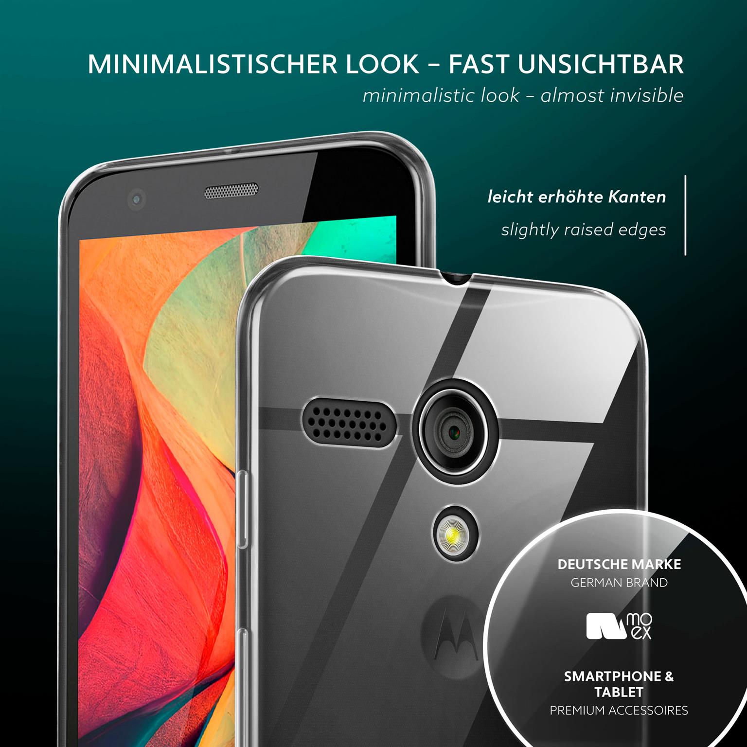 moex Aero Case Motorola Moto G durchsichtig aus Silikon – Weiteres Produktbild 3