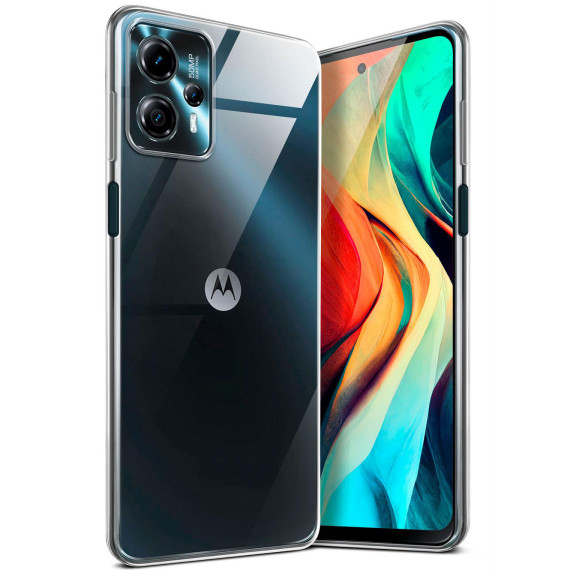 moex Aero Case Motorola Moto G13 durchsichtig aus Silikon – Weiteres Produktbild 1