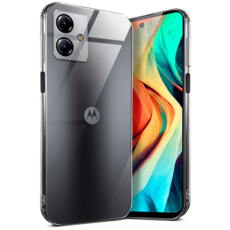 moex Aero Case Motorola Moto G14 durchsichtig aus Silikon – Crystal-Clear