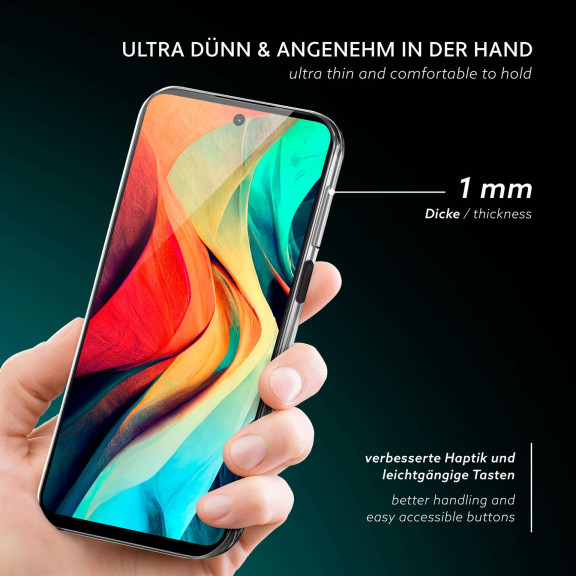 moex Aero Case Motorola Moto G14 durchsichtig aus Silikon – Weiteres Produktbild 2