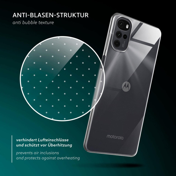 moex Aero Case Motorola Moto G22 durchsichtig aus Silikon – Weiteres Produktbild 6