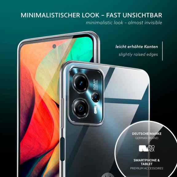 moex Aero Case Motorola Moto G23 durchsichtig aus Silikon – Weiteres Produktbild 4 moex Aero Case Motorola Moto G23 durchsichtig aus Silikon – Weiteres Produktbild 4