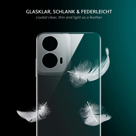 moex Aero Case Motorola Moto G24 durchsichtig aus Silikon – Weiteres Produktbild 3