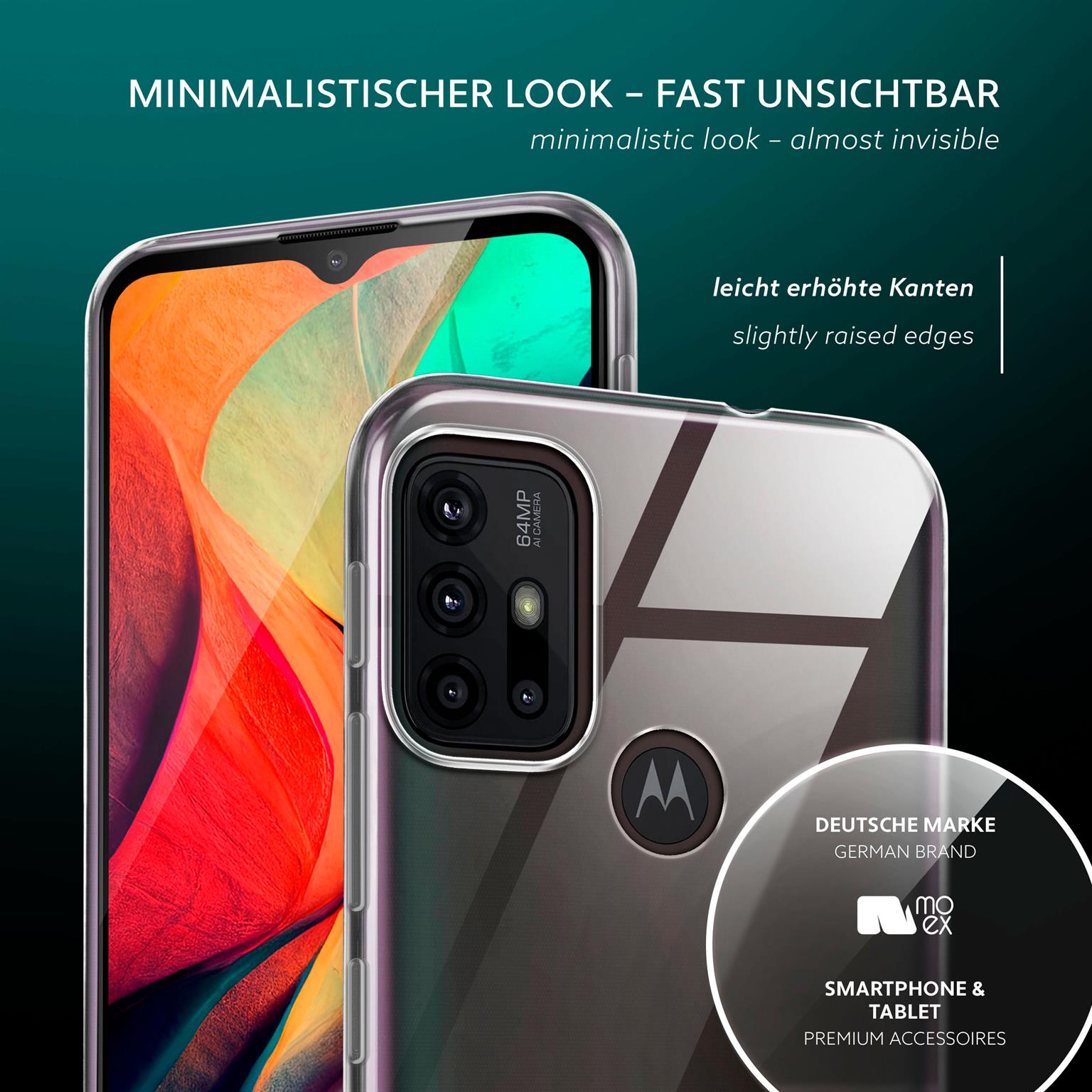 moex Aero Case Motorola Moto G30 durchsichtig aus Silikon – Weiteres Produktbild 4 moex Aero Case Motorola Moto G30 durchsichtig aus Silikon – Weiteres Produktbild 4