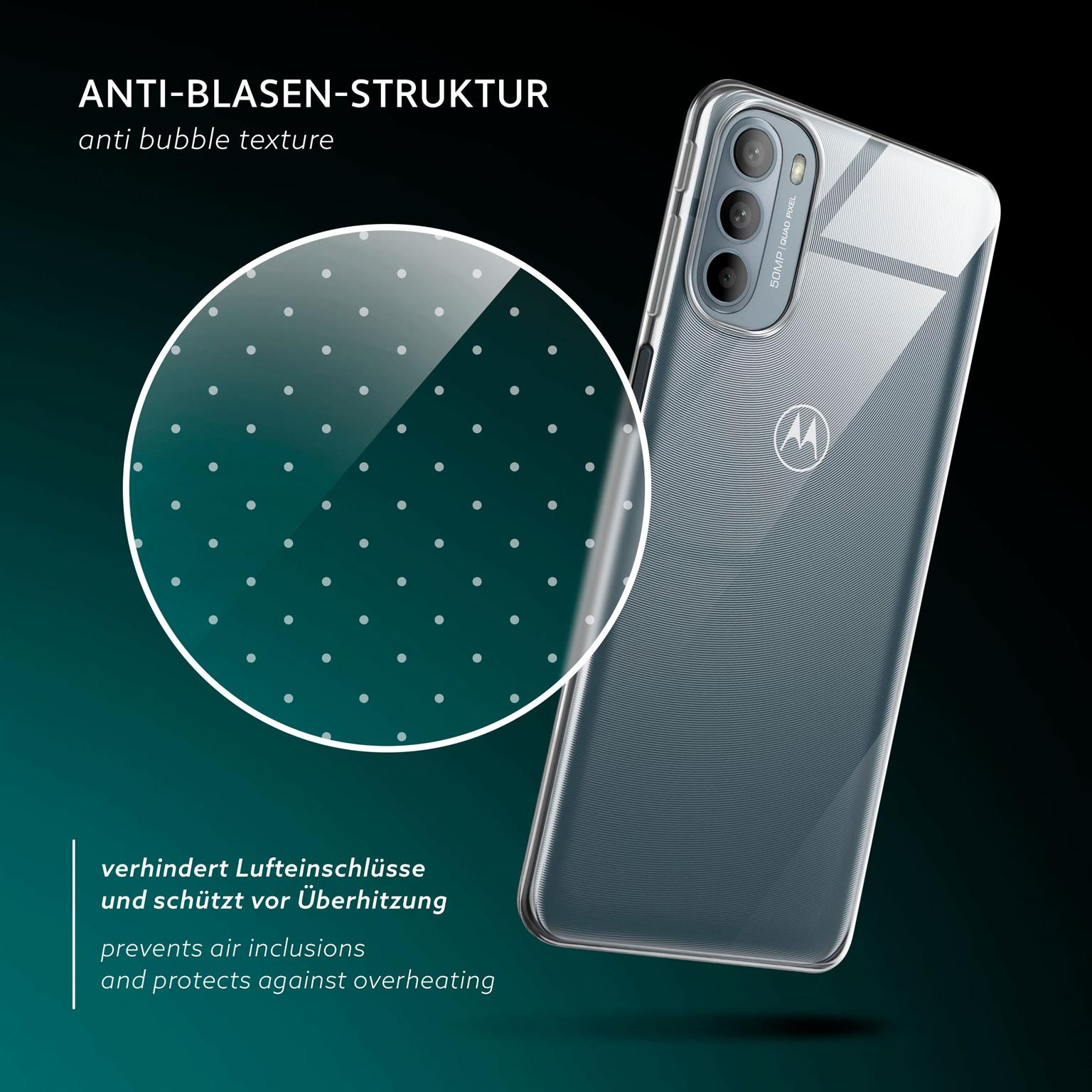 moex Aero Case Motorola Moto G31 durchsichtig aus Silikon – Weiteres Produktbild 5
