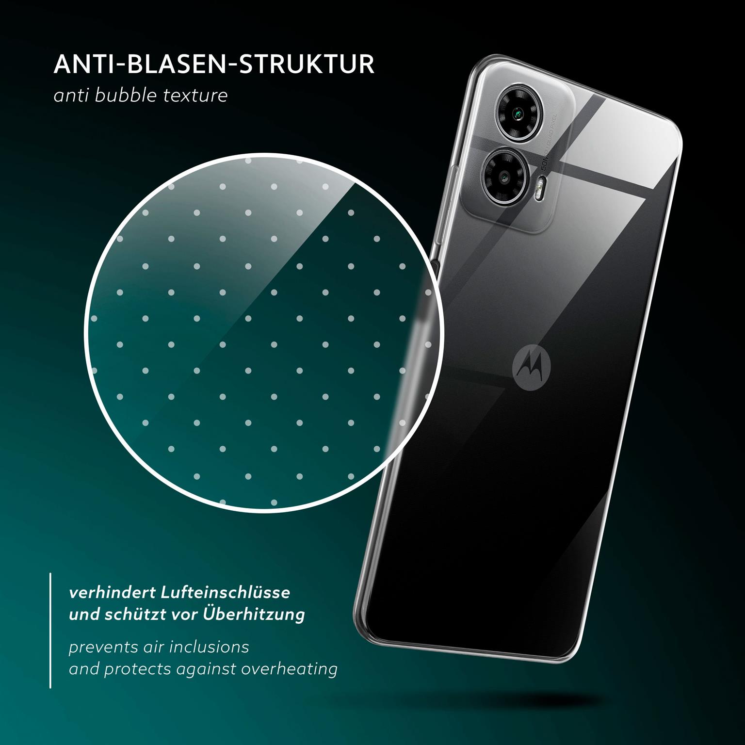 moex Aero Case Motorola Moto G34 5G durchsichtig aus Silikon – Weiteres Produktbild 5