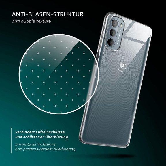moex Aero Case Motorola Moto G41 durchsichtig aus Silikon – Weiteres Produktbild 6