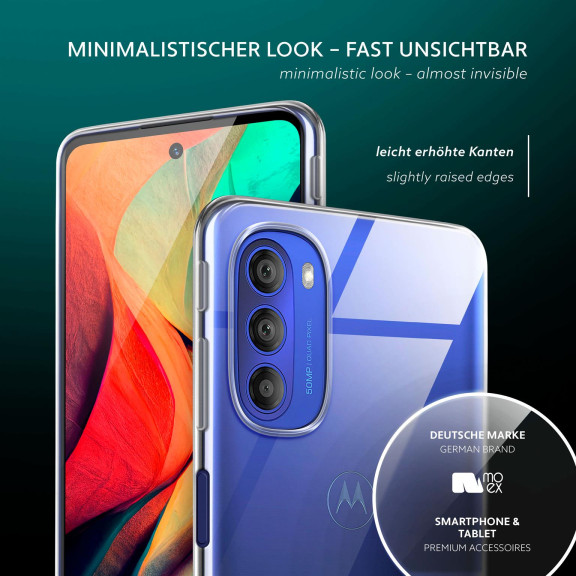 moex Aero Case Motorola Moto G51 5G durchsichtig aus Silikon – Weiteres Produktbild 4