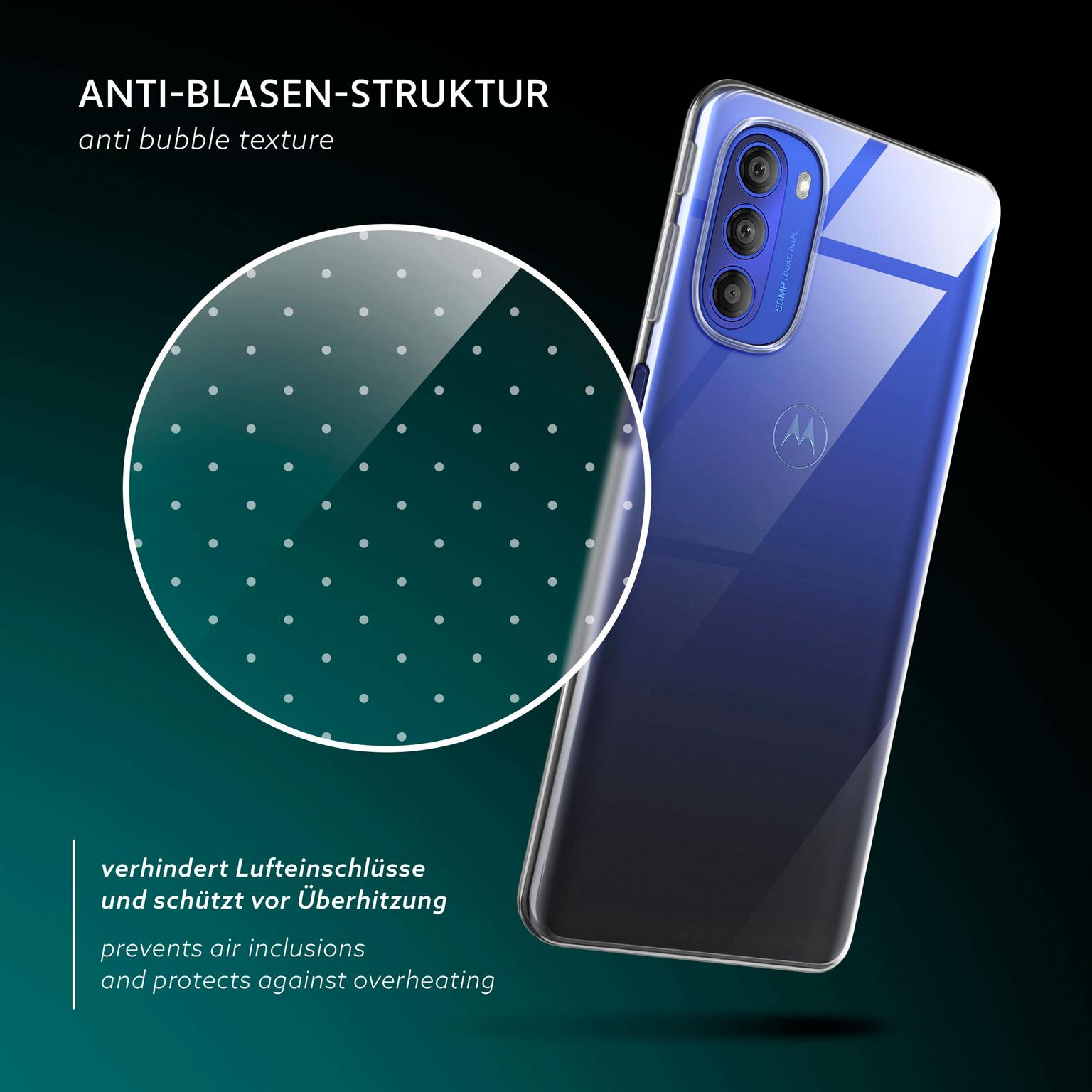 moex Aero Case Motorola Moto G51 5G durchsichtig aus Silikon – Weiteres Produktbild 6 moex Aero Case Motorola Moto G51 5G durchsichtig aus Silikon – Weiteres Produktbild 6