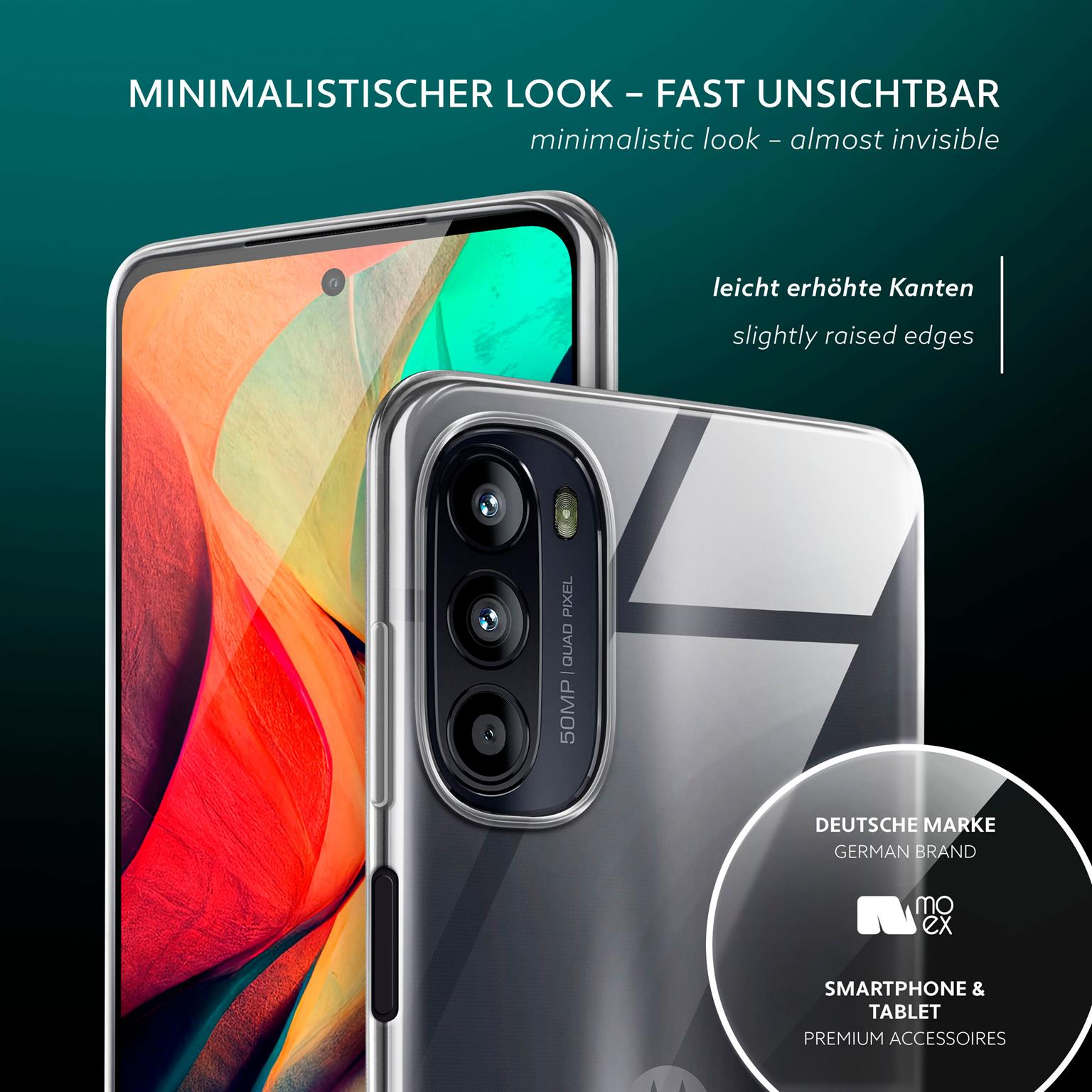moex Aero Case Motorola Moto G52 durchsichtig aus Silikon – Weiteres Produktbild 4 moex Aero Case Motorola Moto G52 durchsichtig aus Silikon – Weiteres Produktbild 4