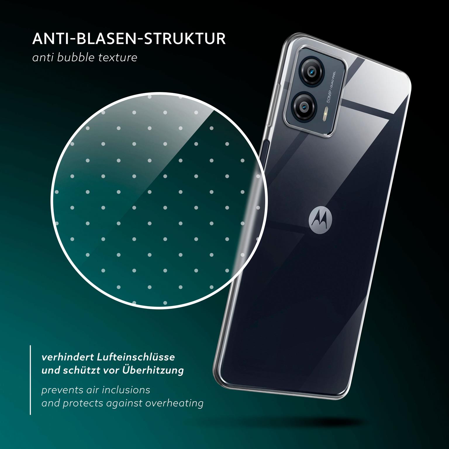 moex Aero Case Motorola Moto G53 5G durchsichtig aus Silikon – Weiteres Produktbild 6 moex Aero Case Motorola Moto G53 5G durchsichtig aus Silikon – Weiteres Produktbild 6