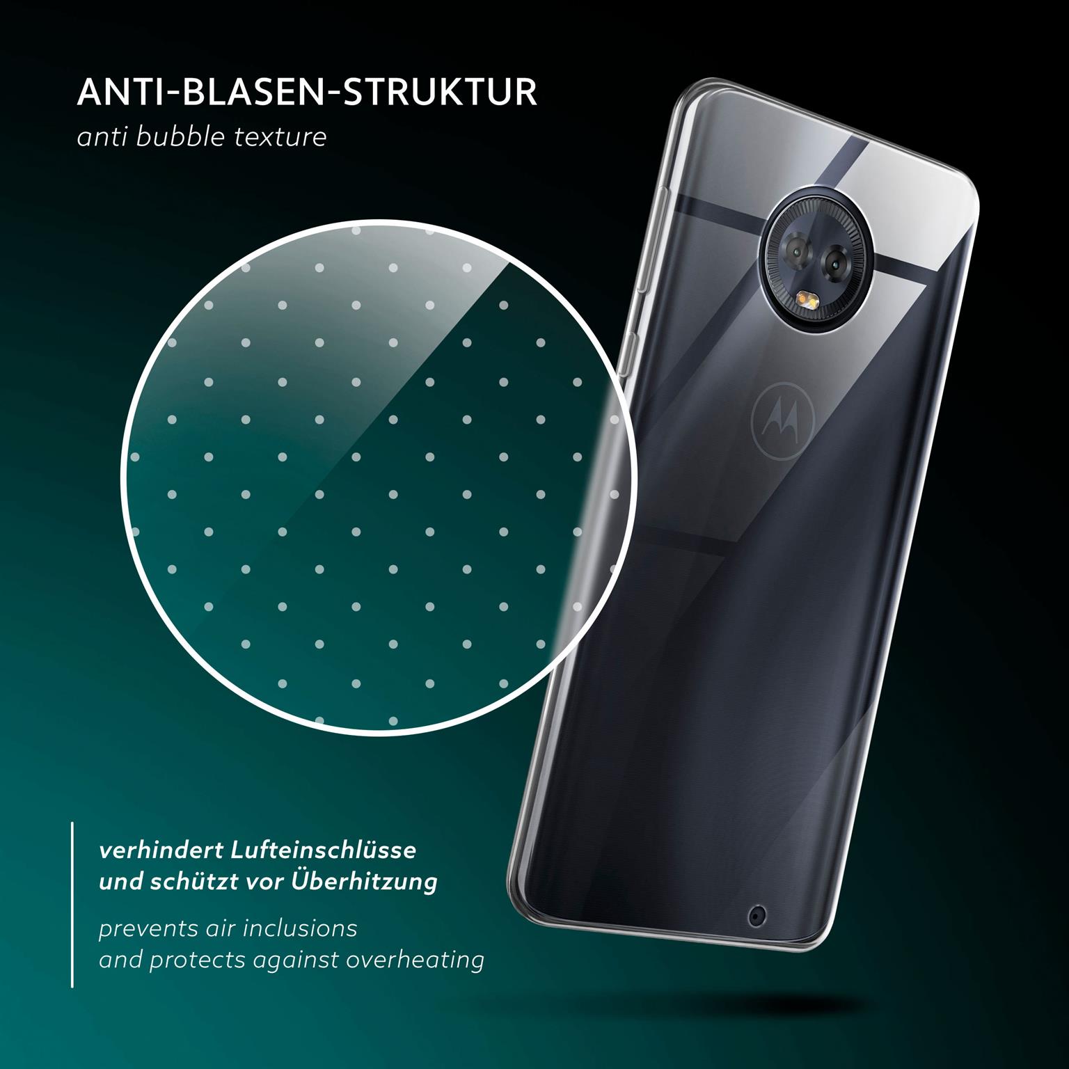 moex Aero Case Motorola Moto G6 Plus durchsichtig aus Silikon – Weiteres Produktbild 6 moex Aero Case Motorola Moto G6 Plus durchsichtig aus Silikon – Weiteres Produktbild 6