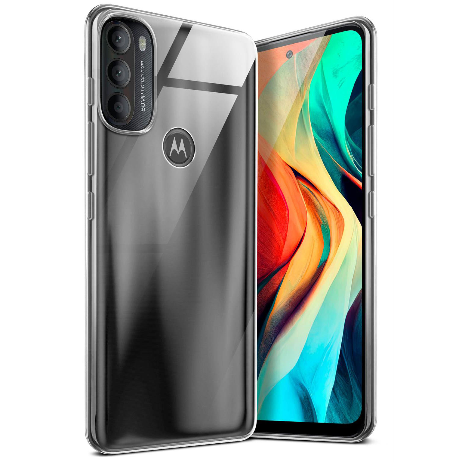 moex Aero Case Motorola Moto G71 5G durchsichtig aus Silikon – Crystal-Clear
