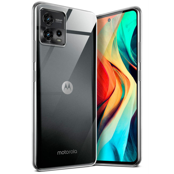 moex Aero Case Motorola Moto G72 durchsichtig aus Silikon – Weiteres Produktbild 1