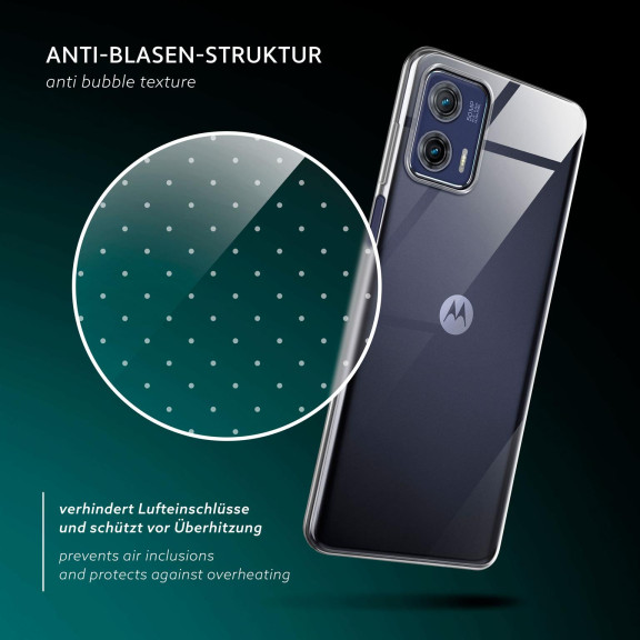 moex Aero Case Motorola Moto G73 5G durchsichtig aus Silikon – Weiteres Produktbild 6