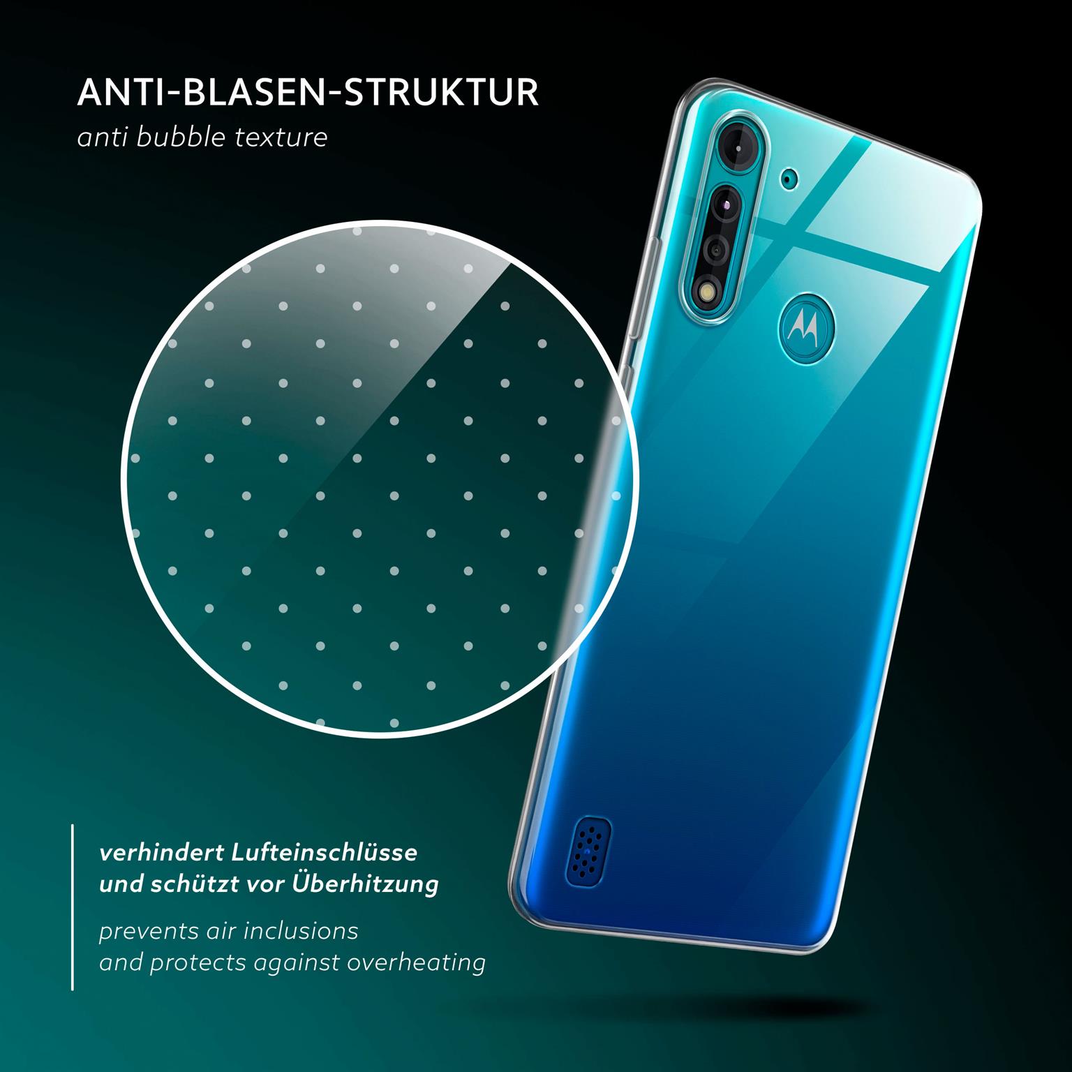 moex Aero Case Motorola Moto G8 Power Lite durchsichtig aus Silikon – Weiteres Produktbild 5