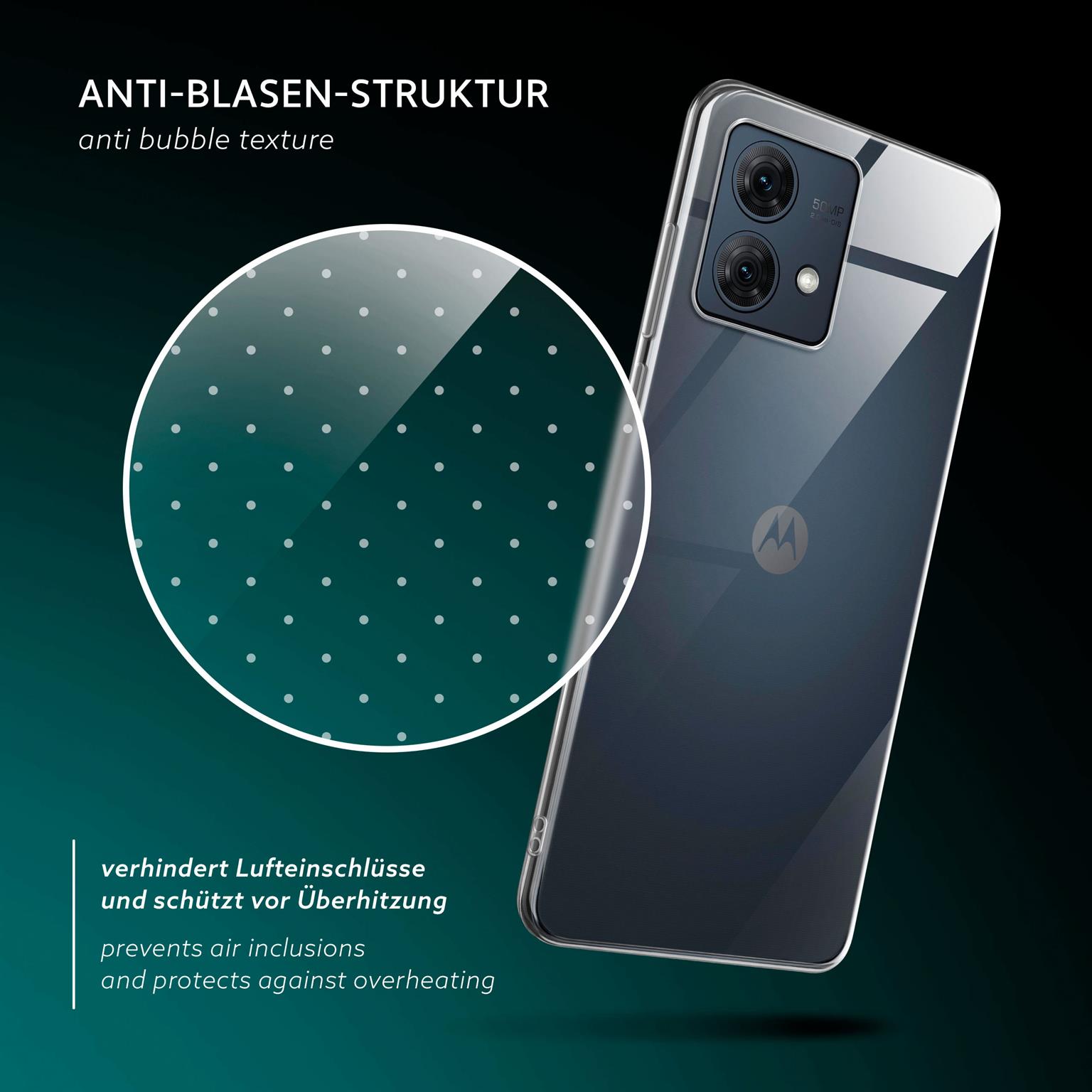 moex Aero Case Motorola Moto G84 5G durchsichtig aus Silikon – Weiteres Produktbild 5