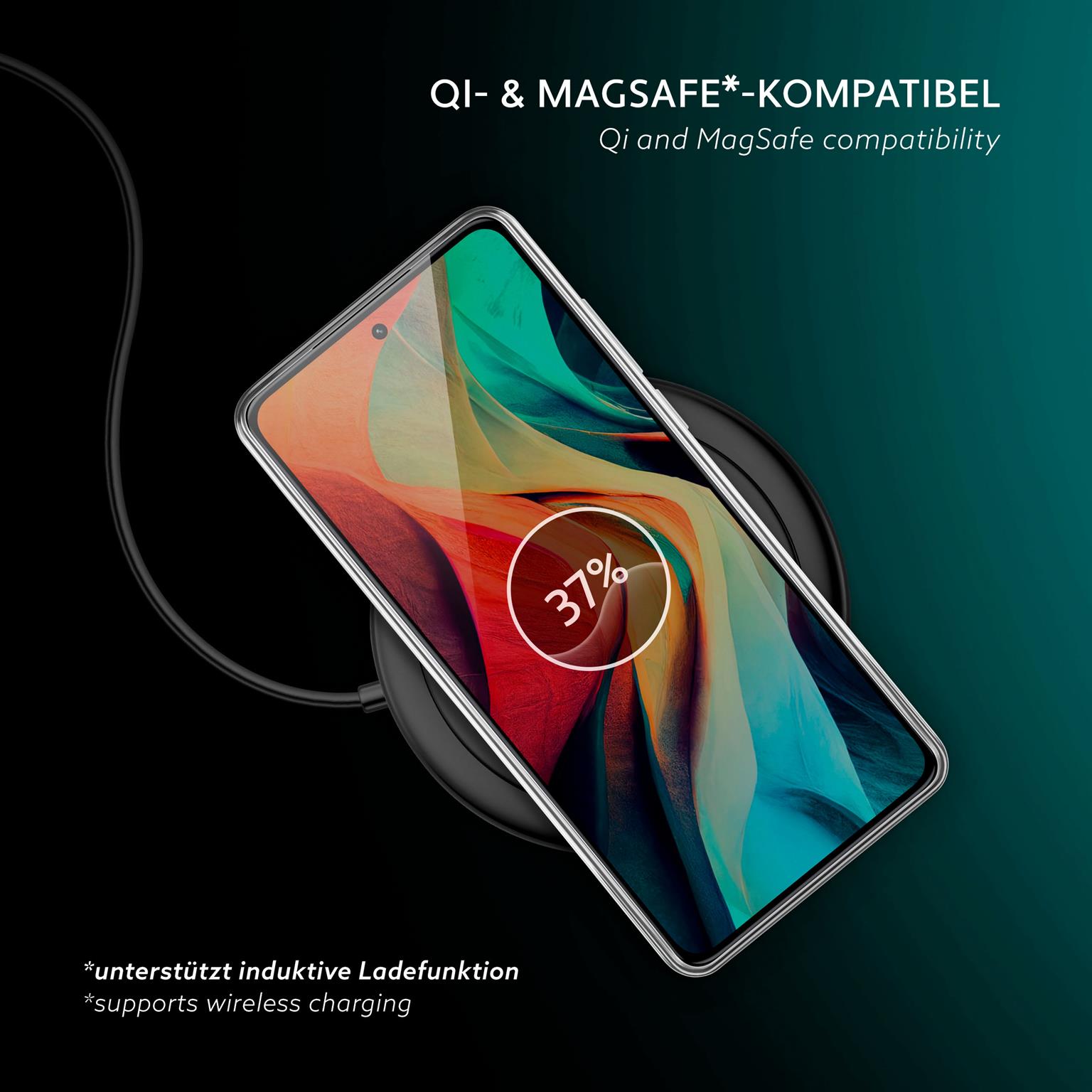 moex Aero Case Motorola Moto G84 5G durchsichtig aus Silikon – Weiteres Produktbild 6