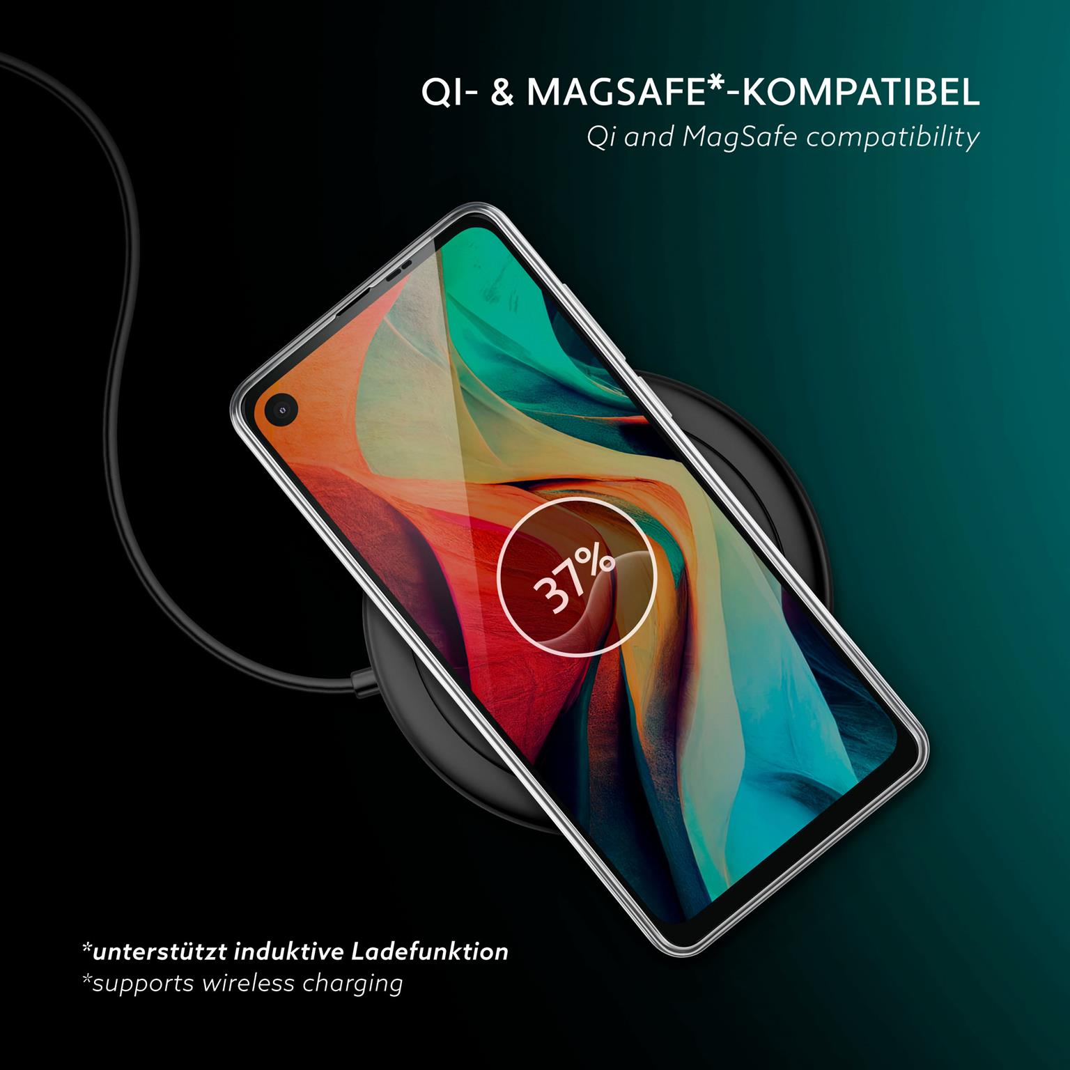 moex Aero Case Motorola One Action durchsichtig aus Silikon – Weiteres Produktbild 6