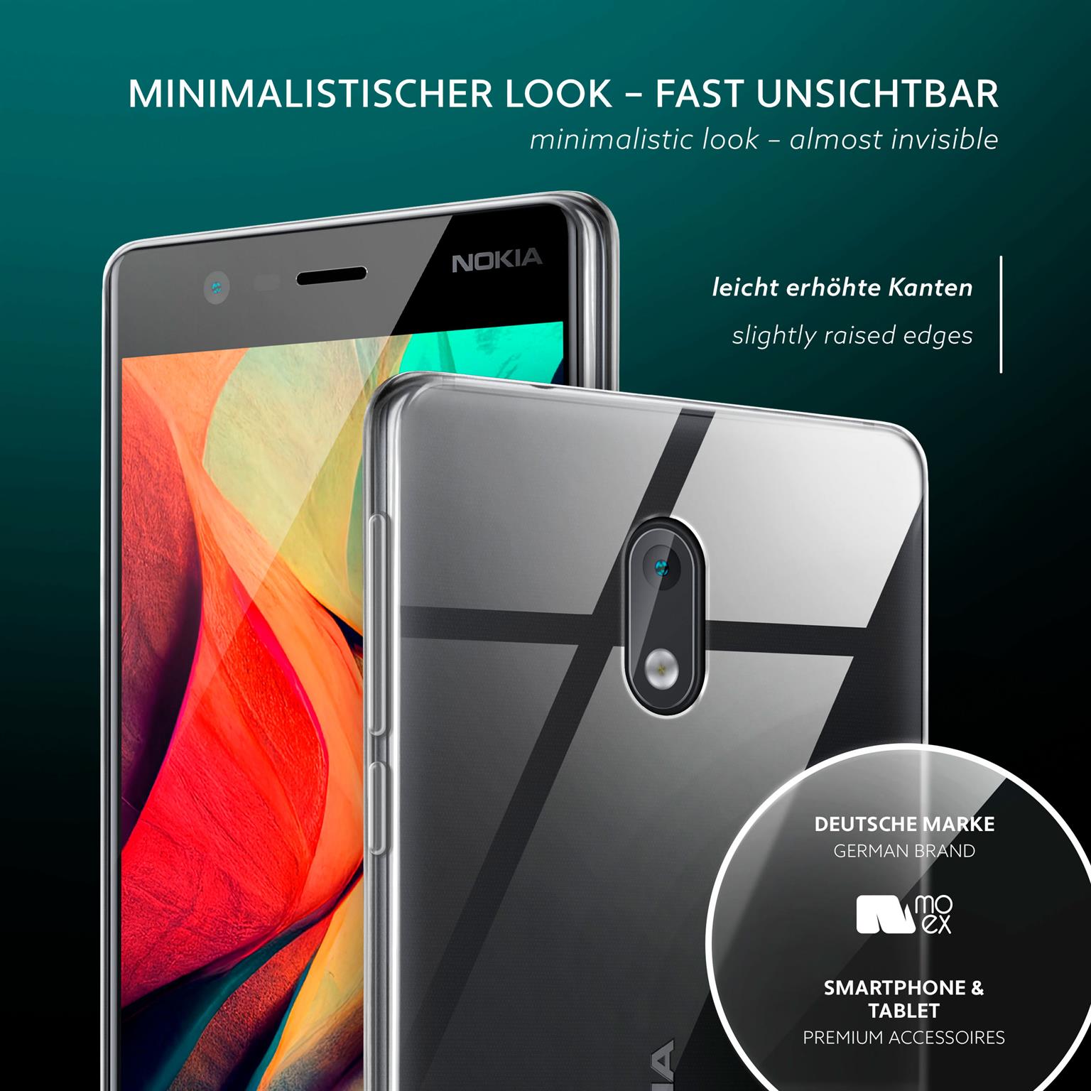 moex Aero Case Nokia 3 durchsichtig aus Silikon – Weiteres Produktbild 3
