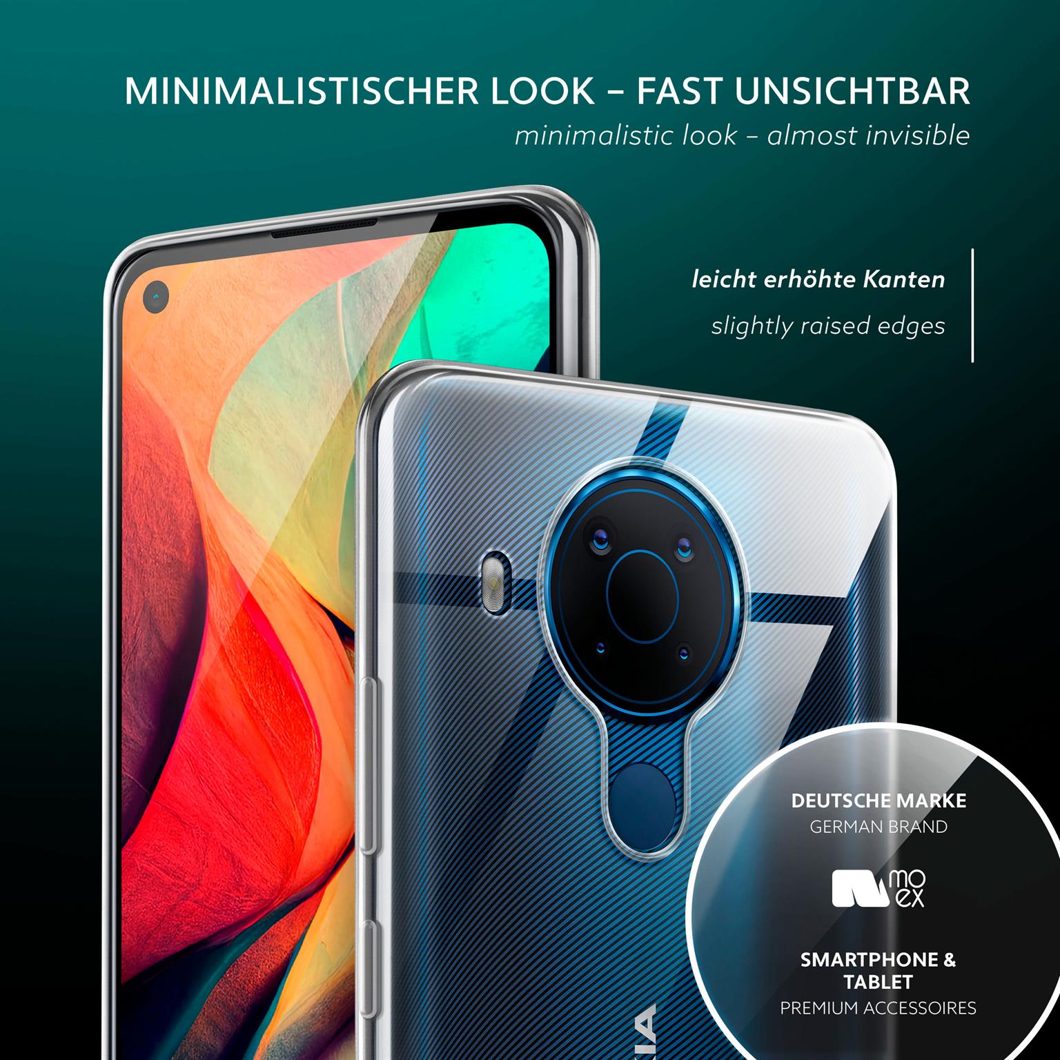 moex Aero Case Nokia 5.4 durchsichtig aus Silikon – Weiteres Produktbild 4 moex Aero Case Nokia 5.4 durchsichtig aus Silikon – Weiteres Produktbild 4