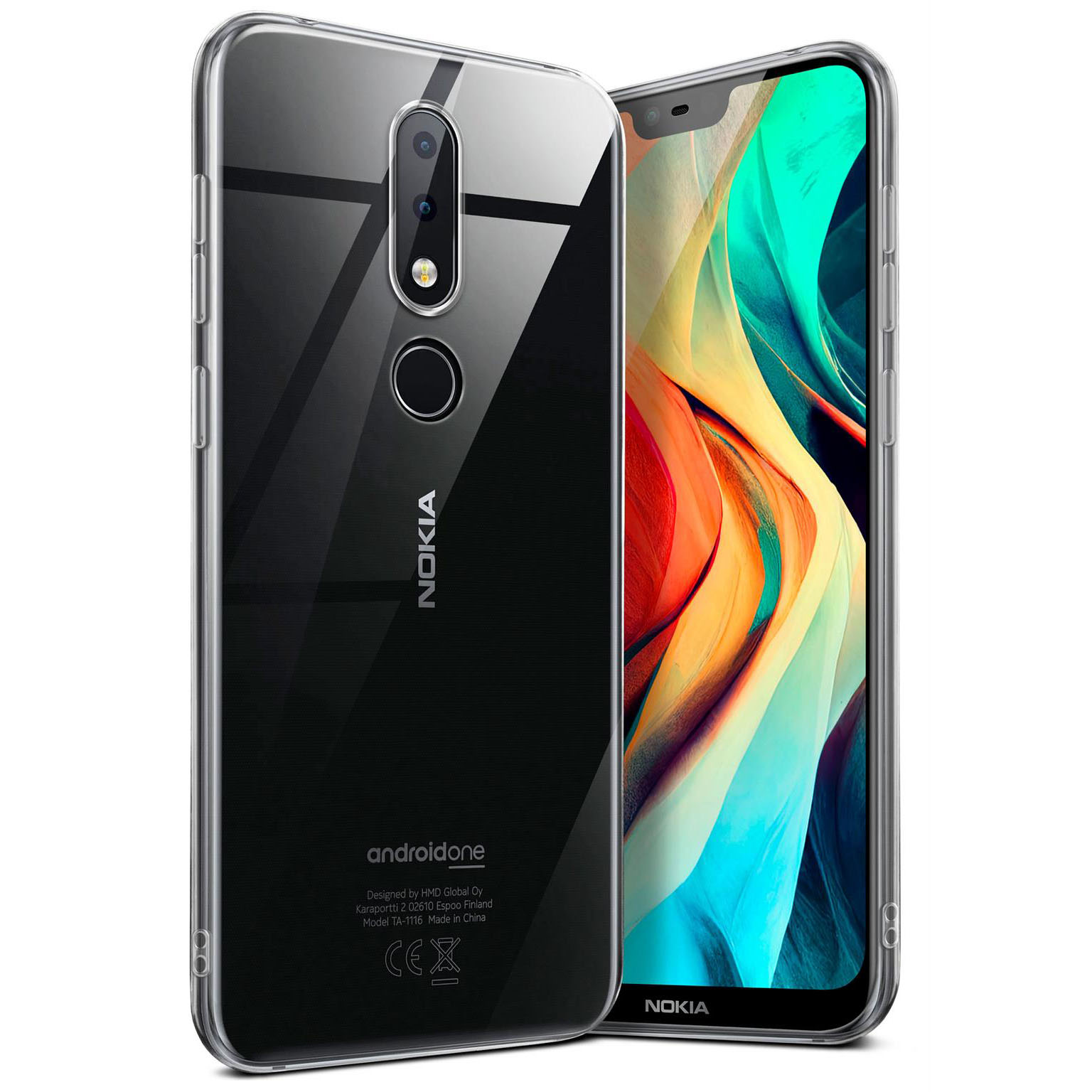 moex Aero Case Nokia 6.1 Plus durchsichtig aus Silikon – Weiteres Produktbild 1