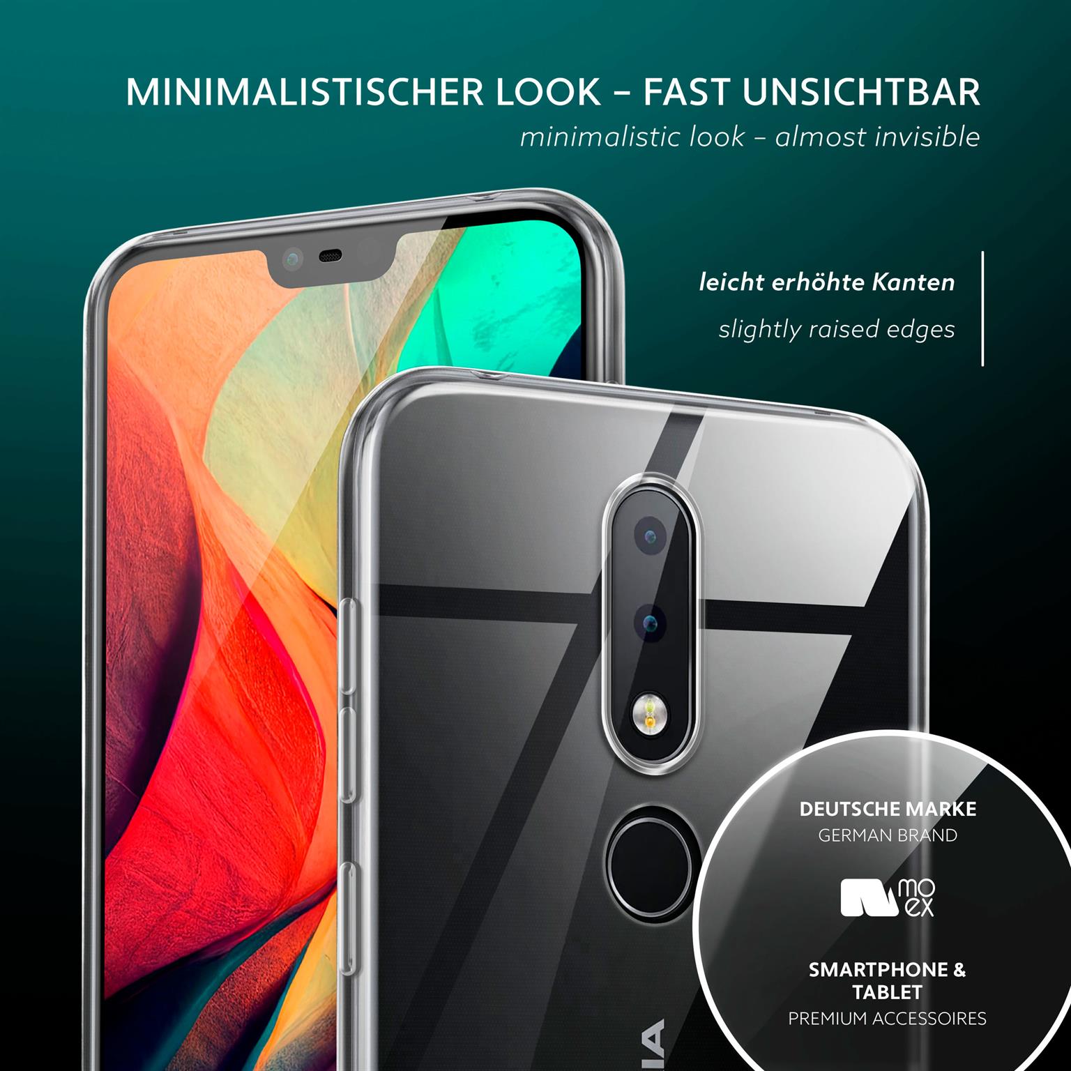 moex Aero Case Nokia 6.1 Plus durchsichtig aus Silikon – Weiteres Produktbild 4