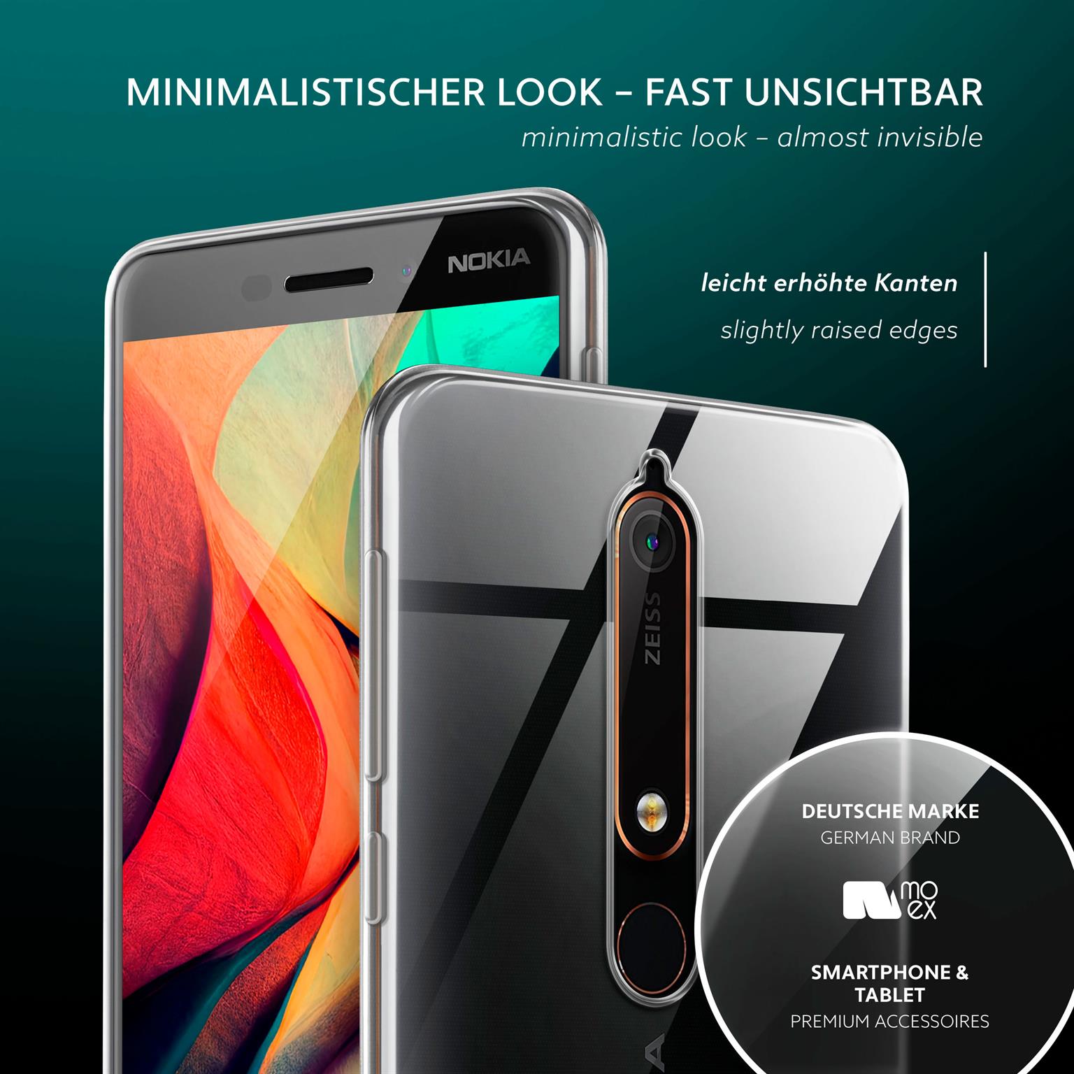 moex Aero Case Nokia 6.1 durchsichtig aus Silikon – Weiteres Produktbild 3