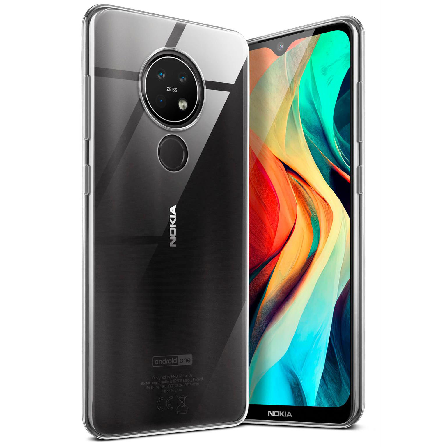 moex Aero Case Nokia 6.2 durchsichtig aus Silikon – Crystal-Clear