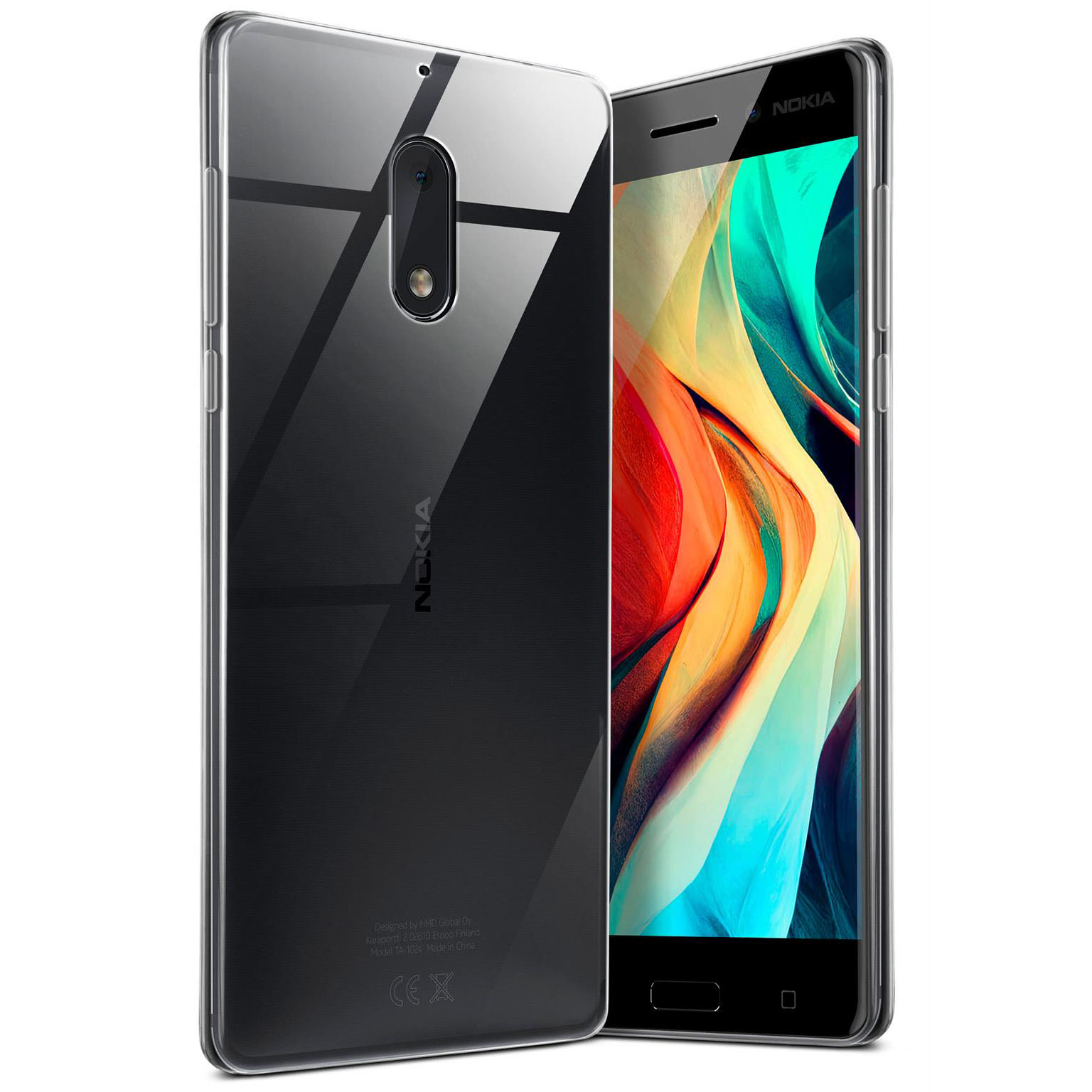 moex Aero Case Nokia 6 durchsichtig aus Silikon – Crystal-Clear