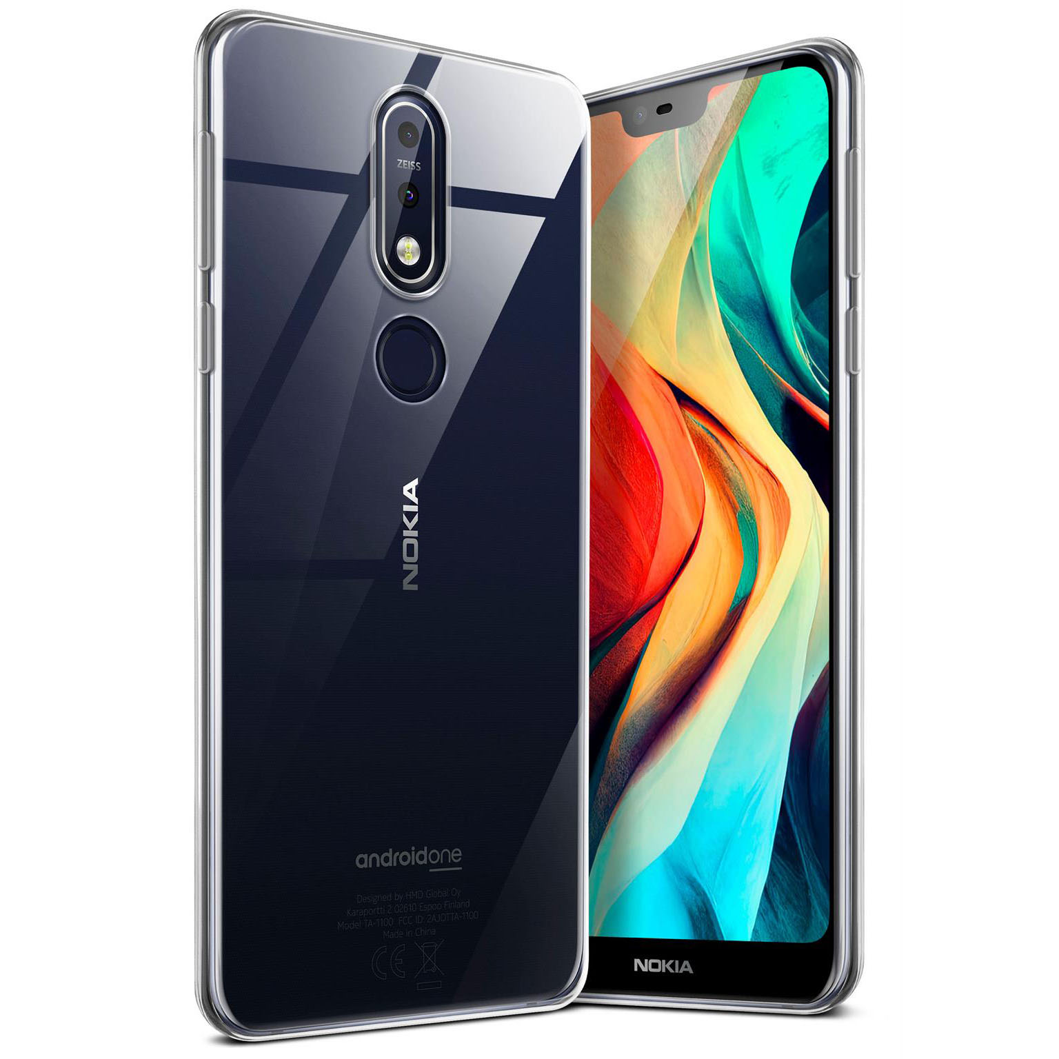 moex Aero Case Nokia 7.1 durchsichtig aus Silikon – undefined