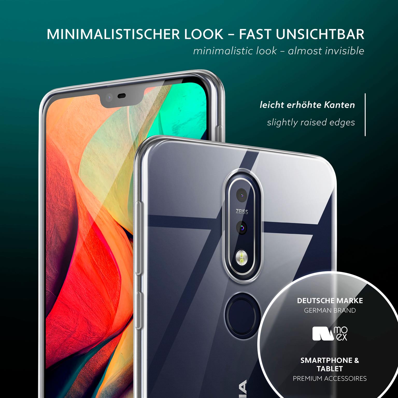 moex Aero Case Nokia 7.1 durchsichtig aus Silikon – Weiteres Produktbild 4