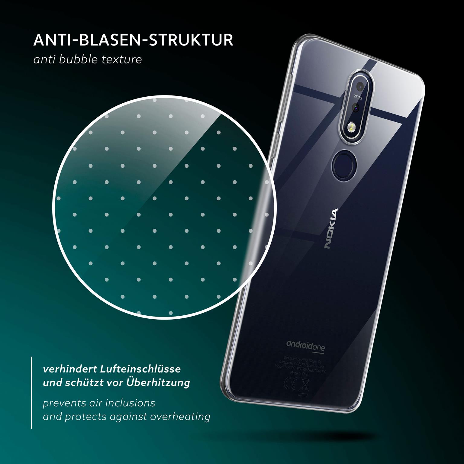 moex Aero Case Nokia 7.1 durchsichtig aus Silikon – Weiteres Produktbild 6