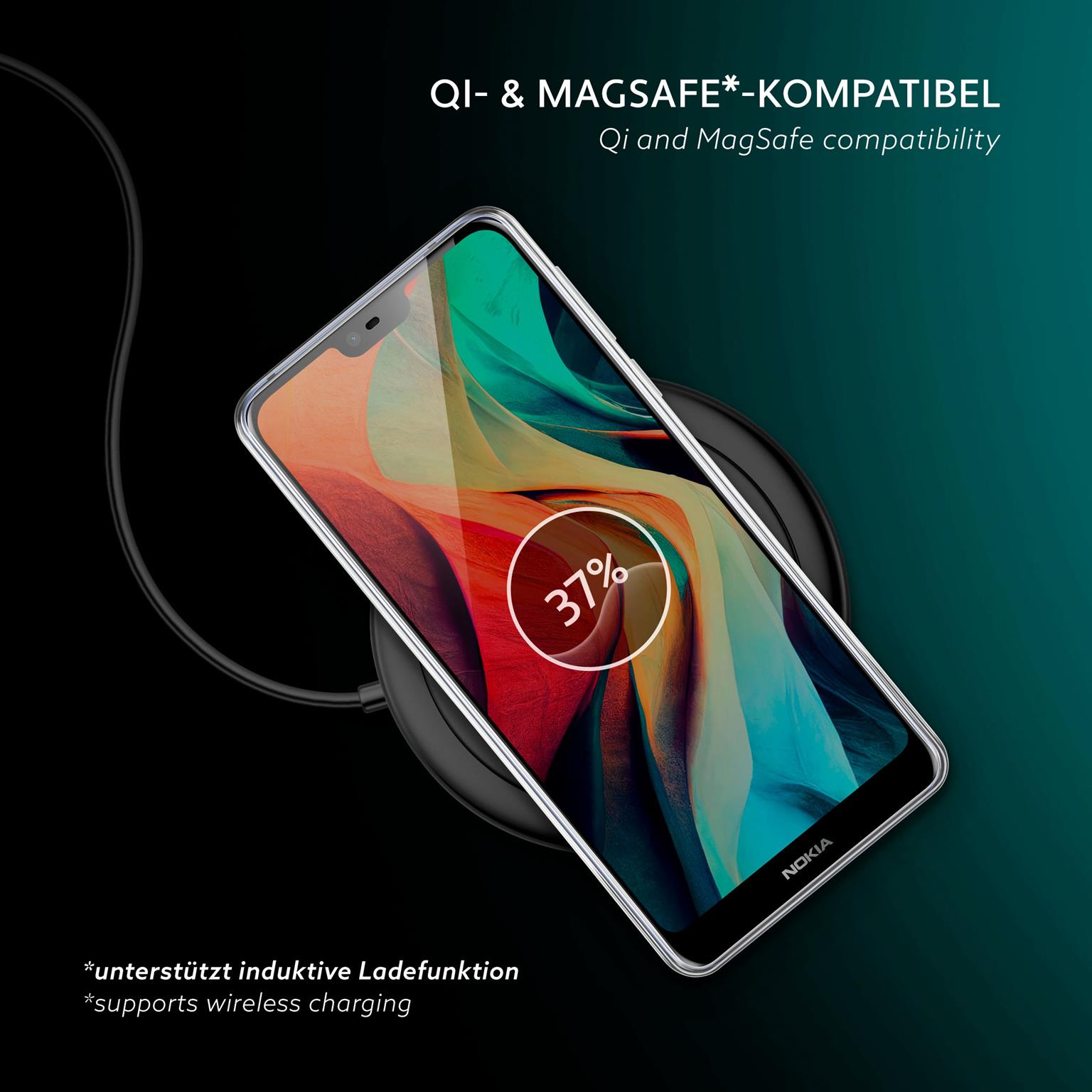 moex Aero Case Nokia 7.1 durchsichtig aus Silikon – Weiteres Produktbild 7