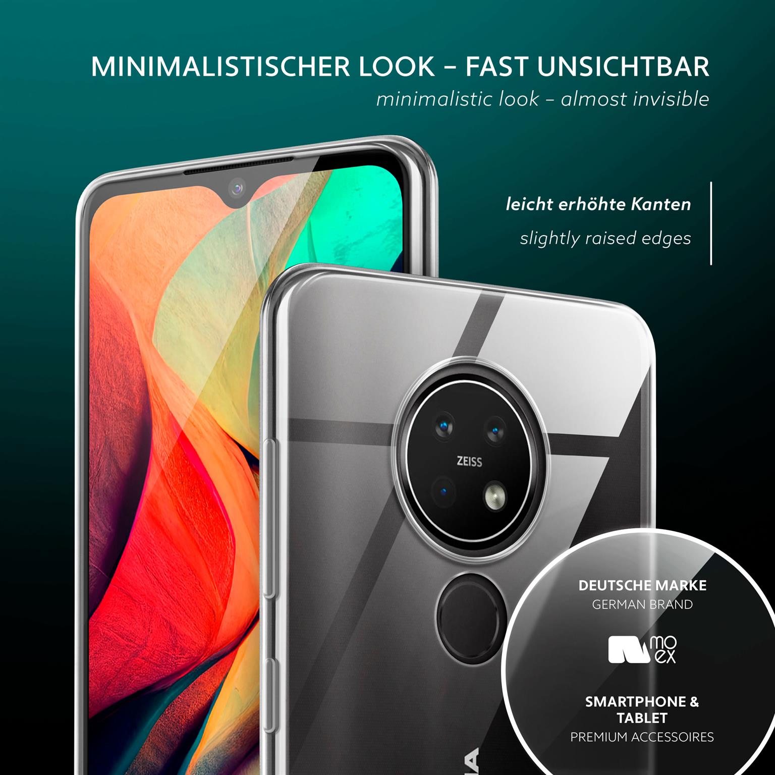 moex Aero Case Nokia 7.2 durchsichtig aus Silikon – Weiteres Produktbild 4 moex Aero Case Nokia 7.2 durchsichtig aus Silikon – Weiteres Produktbild 4