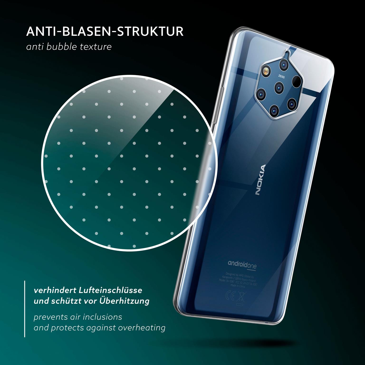 moex Aero Case Nokia 9 PureView durchsichtig aus Silikon – Weiteres Produktbild 6