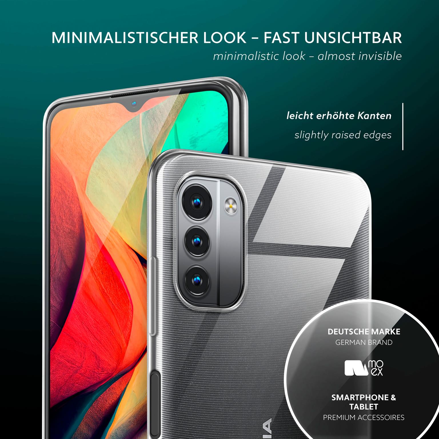 moex Aero Case Nokia G21 durchsichtig aus Silikon – Weiteres Produktbild 4 moex Aero Case Nokia G21 durchsichtig aus Silikon – Weiteres Produktbild 4